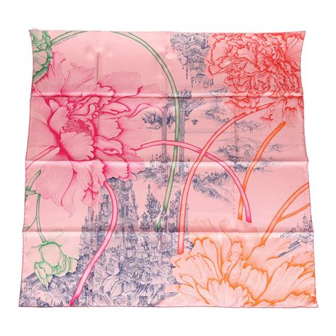 a l'ombre des pivoines hermes|Scarf of the moment: A L’Ombre des Pivoines.